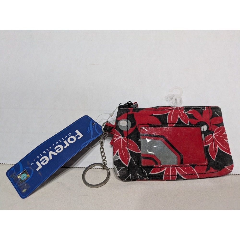 Ohio State Buckeyes ID Card Holder Wallet Football Forever Collectibles Keychain
